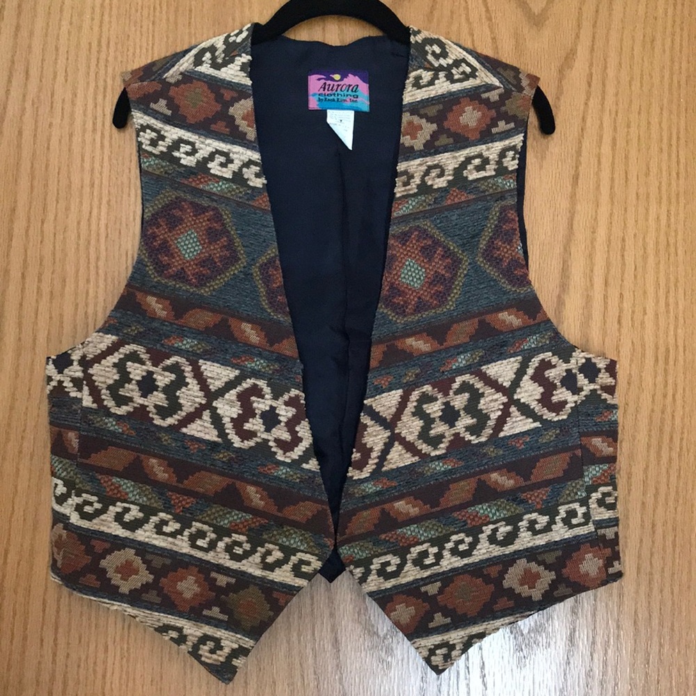 Vintage Patterned Vest